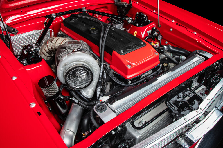 Street Machine Features Justin Stephenson Mustang Engine Bay 5